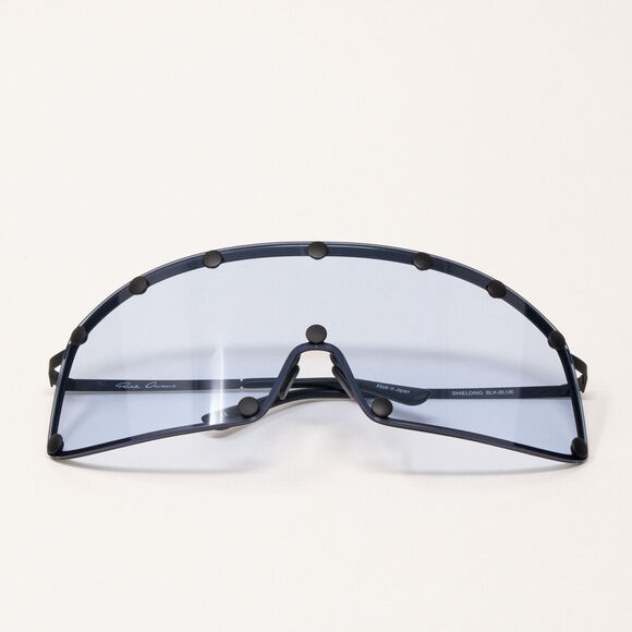 Rick Owens Shielding Black/Blue Sunglasses - Picture 6 of 9